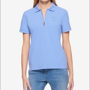 Tommy Hilfiger Women’s Zip-Up Polo Top